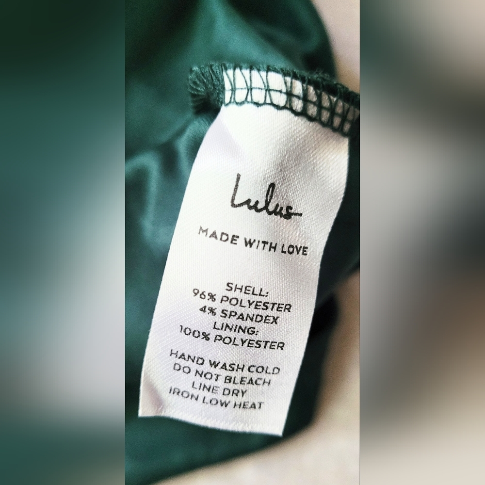 NWOT! Lulu's Women's Full Length Emerald Maxi Dress Size XS - Picture 6 of 6